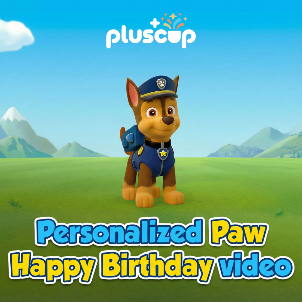 Custom Chase Birthday Video personalized video