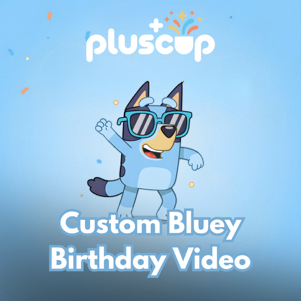 Personalized Bluey Birthday Video personalized video