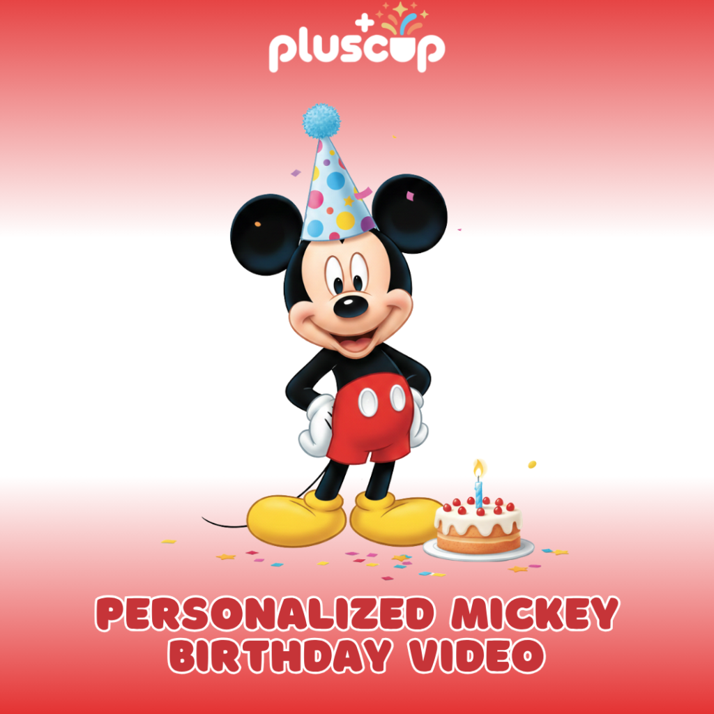 Personalized Mickey Mouse Birthday Video personalized video