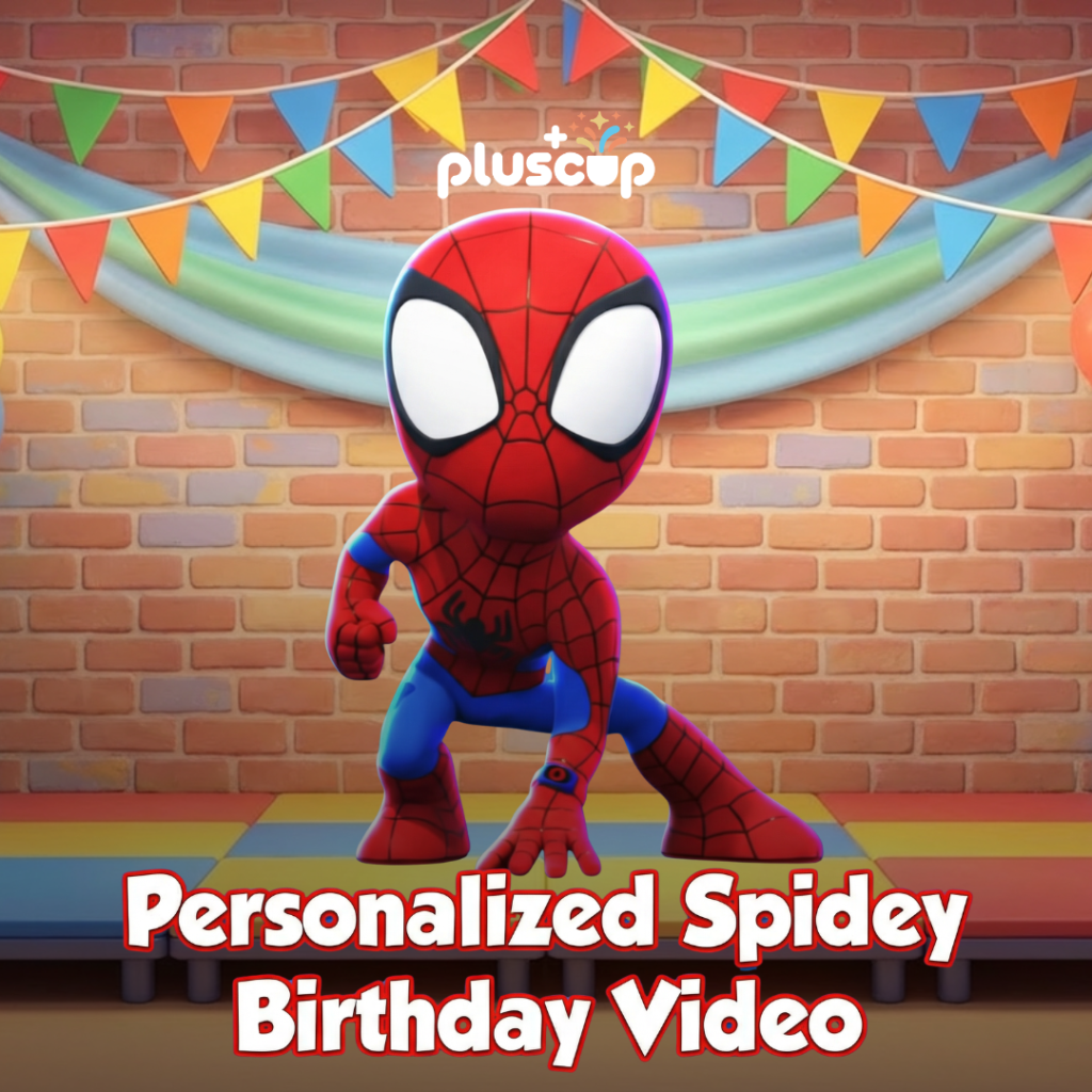Personalized Spidey Birthday Video personalized video