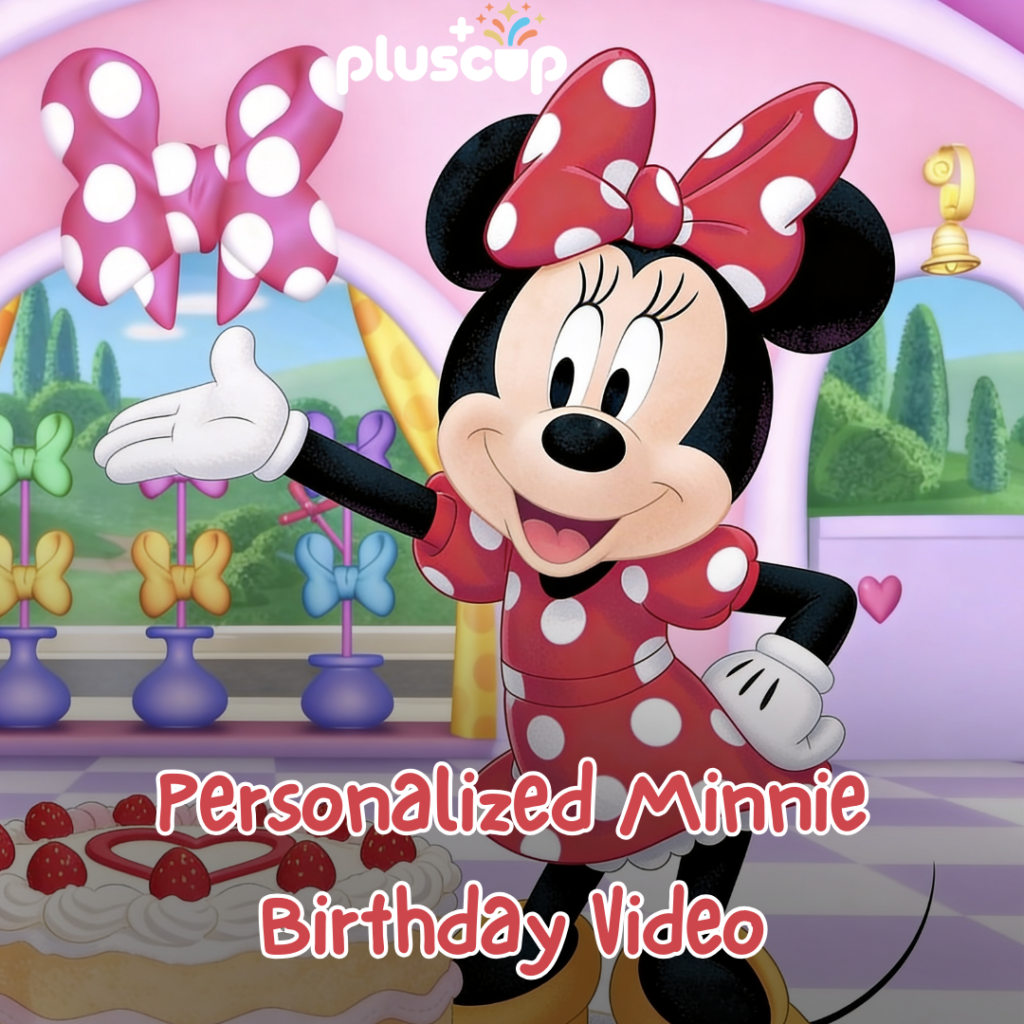 Personalized Minnie Mouse Birthday Video personalized video