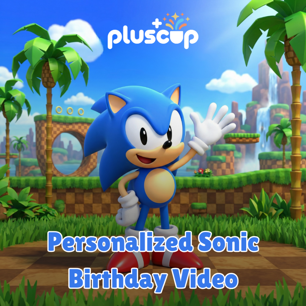 Personalized Sonic Birthday Video personalized video