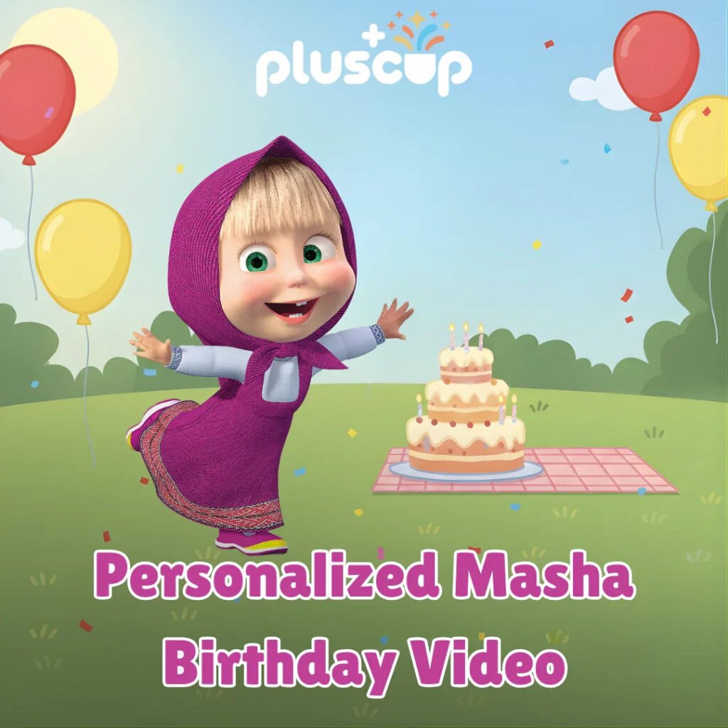 Personalized Masha Birthday Video personalized video