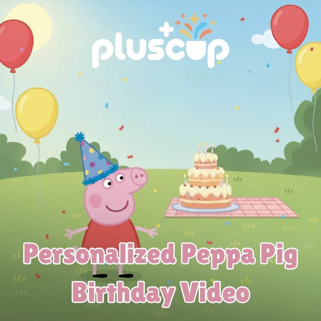 Personalized Peppa Pig Birthday Video personalized video