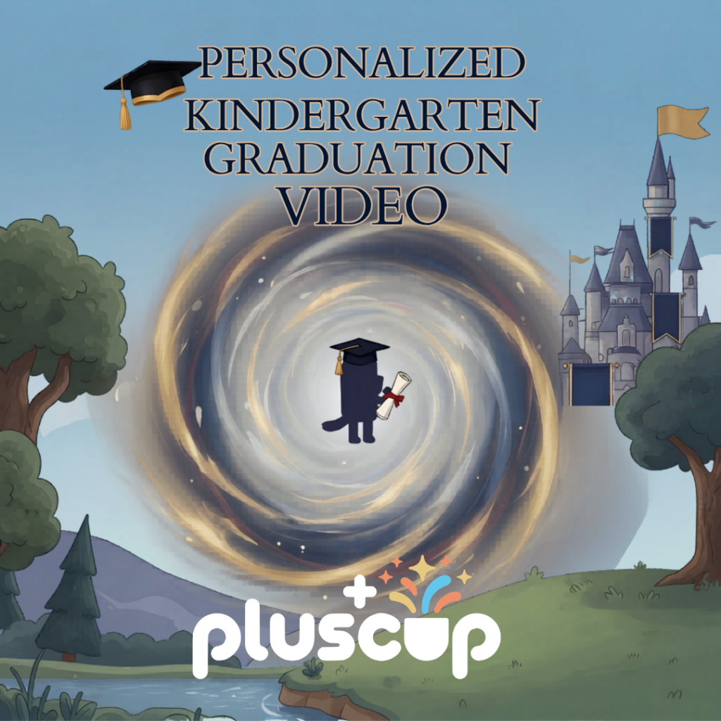 Personalized Bluey Kindergarten Graduation Video personalized video